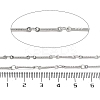 Non-Tarnish 304 Stainless Steel Bar Link Chain CHS-H026-03P-2