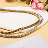 Cheriswelry 2 Strands 2 Colors Electroplate Non-magnetic Synthetic Hematite Beads Strands G-CW0001-11-14