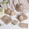 16Pcs 4 Styles Polyester Imitation Burlap Packing Pouches Drawstring Bags ABAG-BBC0001-01B-4