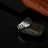 Alloy Micro Pave Cubic Zirconia Finger Rings for Men FS-WGE231C-01-3