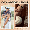 20Pcs 4 Styles Sport Theme Acrylic Beaded Bracelets for Men Women BJEW-SP0001-24-5
