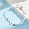 1pc Adjustable Nylon Cord Slider Bracelets for Women BJEW-LP0001-33Z-G-3