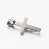 Easter Theme Men's 201 Stainless Steel Crucifix Cross Pendants STAS-F010-21-4