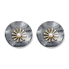 304 Stainless Steel ABS Imitation Pearl Stud Earrings for Women EJEW-M095-06G-01-2
