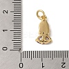 Brass Micro Pave Colorful Cubic Zirconia Glass Pendants X-KK-R162-026B-G-3