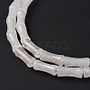 Natural White Jade Beads Strands G-G990-D07-3