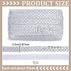 Polyester with PVC Paillette Lace Trim Ribbon OCOR-WH0101-91B-2