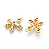 Brass Micro Pave Cubic Zirconia Pendants KK-N265-24G-2