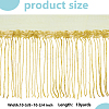 Polyester Tassel Lace Ribbon OCOR-WH0070-175E-2