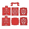 Chinese Style Hollow Wood Candy Boxes CON-WH0087-71B-2