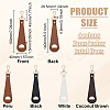 8Pcs 4 Colors Alloy Hat Clips AJEW-FG0004-44-2