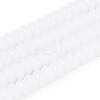 Opaque Solid Color Glass Beads Strands GLAA-ZX008-4mm-18G-3