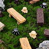 12Pcs 2 Styles Resin Benches DJEW-GF0001-81-7