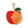 304 Stainless Steel Enamel Pendants STAS-OY017-29G-3