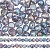 3 Strands Natural Baroque Pearl Keshi Pearl PEAR-SC0001-14-1