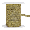 Flat Polyester Metallic Elastic Cord OCOR-BC0009-40A-01-1