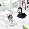 4Pcs 2 Colors Velvet Bracelet Display Stands BDIS-FG0001-07-5