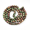 Baking Paint Glass Beads X1-DGLA-N003-10mm-B07-3