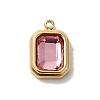 High Polished 304 Stainless Steel Glass Pendants STAS-L022-062G-06-1