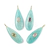 Natural Amazonite Pendants G-D357-03A-1