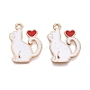 Alloy Enamel Pendants ENAM-T020-59B-1