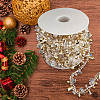 1 Roll Handmade Resin Teardrop Beaded Chains DIY-CN0003-52B-3
