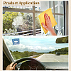 Square PVC Car Window Static Clings LS-AJEW-WH0609-092-5