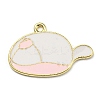 Zinc Alloy Enamel Pendants ENAM-I058-B02-1