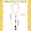 3Pcs Evil Eye Plastic with Iron Pendant Decorations HJEW-CN0001-26-2
