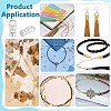 50Pcs Brass Cord Ends KK-PH0012-88A-5