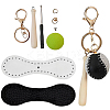DIY Leather Keychain Making Kits AJEW-WH20020-345G-14-1