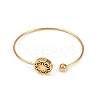 304 Stainless Steel Cuff Bangles for Women BJEW-C111-02G-2