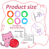 6 Colors Hollow Pipe PVC Tubular Synthetic Rubber Cord RCOR-NB0001-06-2