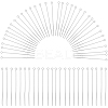 600Pcs Brass Eye Pin KK-SP0001-69D-S-1