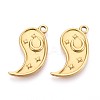 304 Stainless Steel Pendants STAS-T065-04G-1