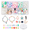 DIY Ocean Theme Bracelet Making Kits for Kid DIY-NB0007-14-1