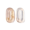 Natural white Agate Oval Pendants G-N342-105B-1