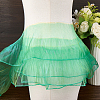 10 Yards Lucency Polyester Pleated Lace Trim OCOR-GF0004-74D-7