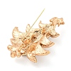 Christmas Tree Theme Zinc Alloy with Rhinestone Brooches LS-JEWB-B018-02G-03-2