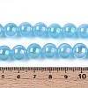 Electroplate Imitation Jade Glass Beads Strands LS-GLAA-T032-J10mm-AB04-4