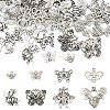 40Pcs 8 Styles Tibetan Style Alloy Pendants TIBE-YW0001-65-1