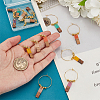 Brass Wine Glass Charms AJEW-GO00012-4