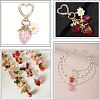 24Pcs 2 Colors Transparent Acrylic Pendants MACR-SC0002-36-7