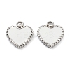 Fashion 304 Stainless Steel Enamel Pendants STAS-Z009-08P-1