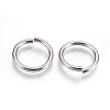 Tarnish Resistant 304 Stainless Steel Saw Cut Open Jump Rings STAS-P212-25P-19-3
