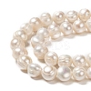 Natural Cultured Freshwater Pearl Beads Strands X-PEAR-L001-G-14-3
