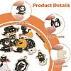 10Pcs 10 Styles Halloween Alloy Enamel Pendants ENAM-FS0003-83-2