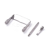 316L Stainless Steel Watch Band Clasps STAS-WH0016-01A-P-2