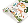 50Pcs 2 Styles Dinosaur Printed Plastic Gift Storage Tote Bags PL-CBAAD12-05-3