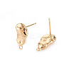 Brass Earring Findings KK-S356-442-NF-1